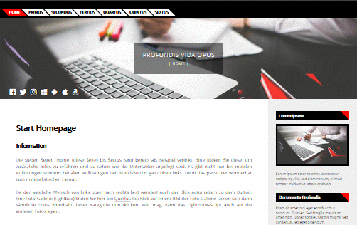 Homepage Vorlage , templates , Homepage-Vorlagen,  free download